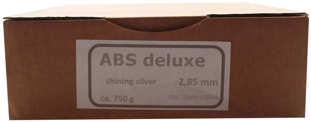 ABS deluxe 3D-Drucker-Filament | Shining Silver | Vakuumverpackt – Bild 4