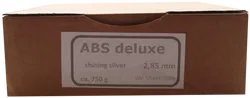 ABS deluxe 3D-Drucker-Filament | Shining Silver | Vakuumverpackt - Bild 4