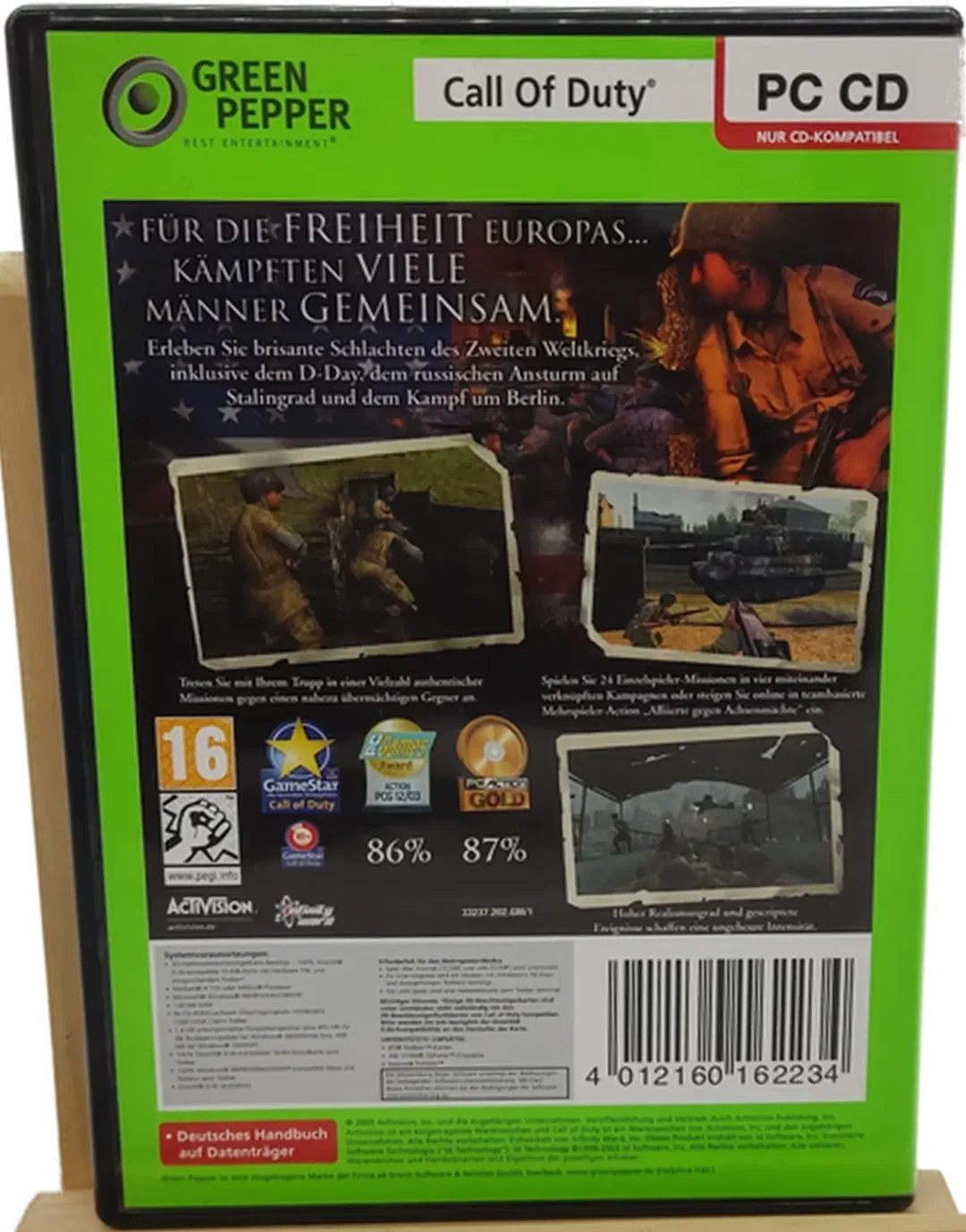 PC Game 2 CD-ROM Call of Duty – Bild 2