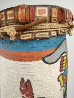 Standtrommel mit Ethno-Motiv - Bild 5