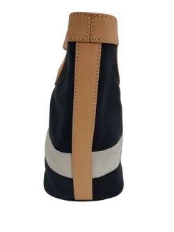 Max V. Koenig Damen Lederhandtasche, marine/weiß/creme - Höhe ca. 22 cm  - Bild 2