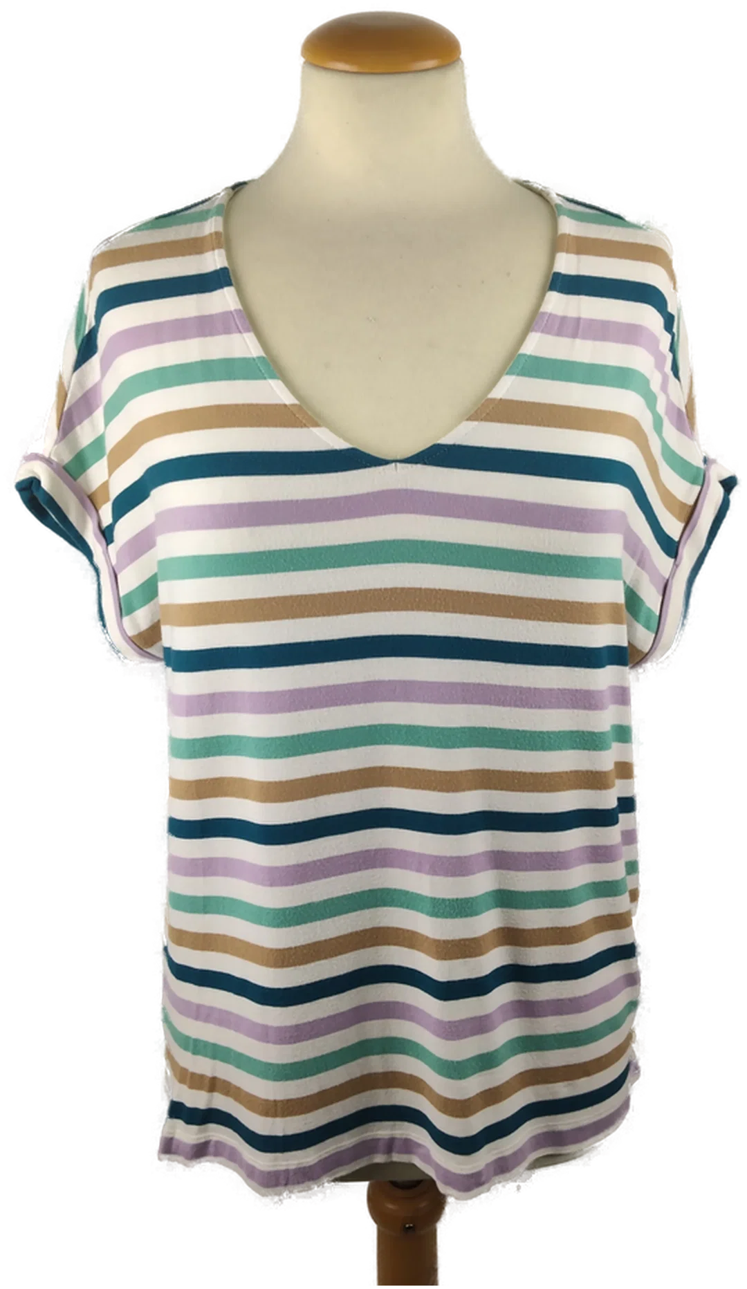 Damen T-Shirt s.Oliver Gestreift Viskose | Sommerliebling – Bild 1