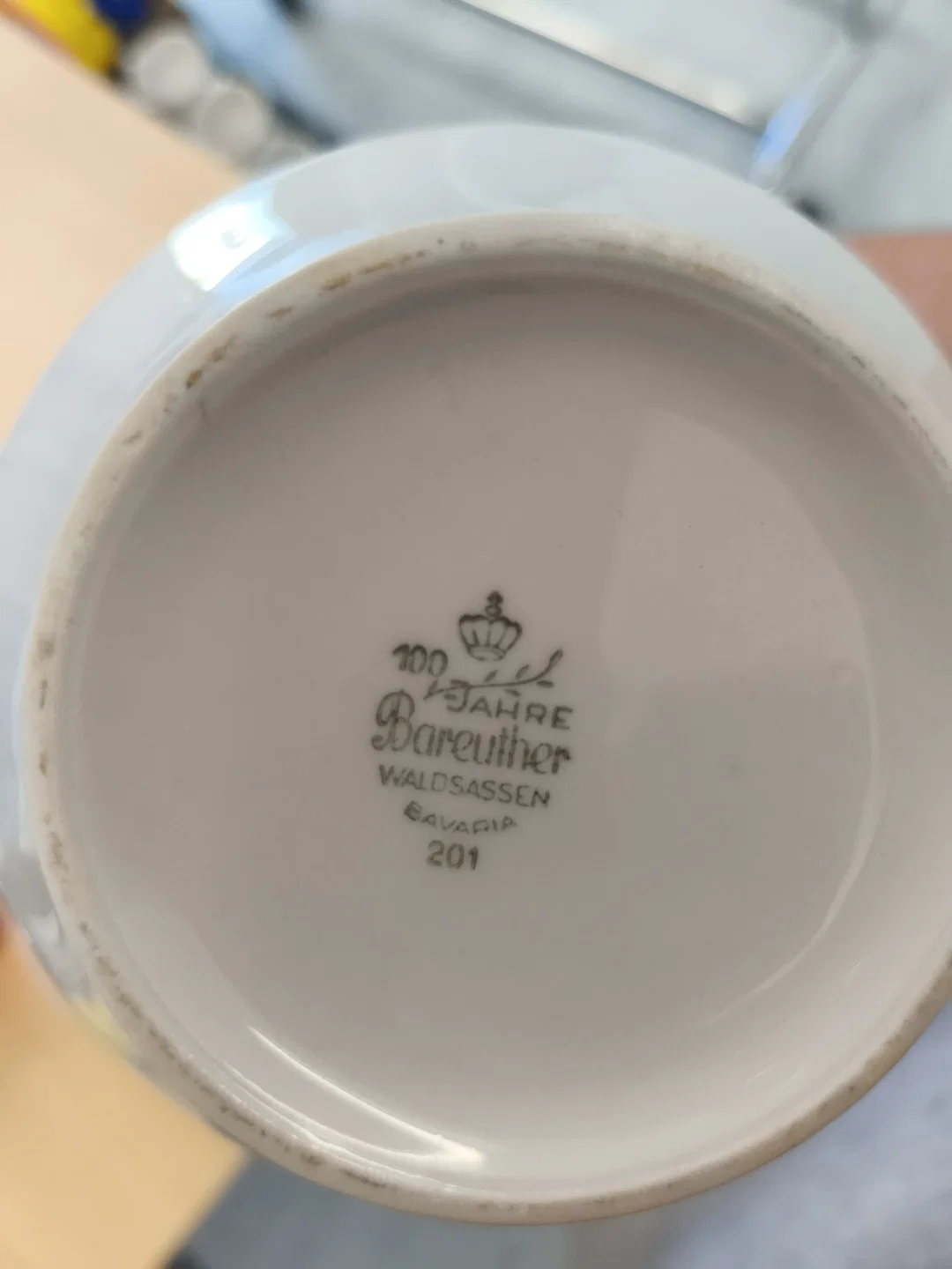 Vintage Kaffeekanne/Teekanne, Bareuther Waldsassen - 100 Jahre Jubiläum, Wildblumen, Sammlerstück – Bild 4
