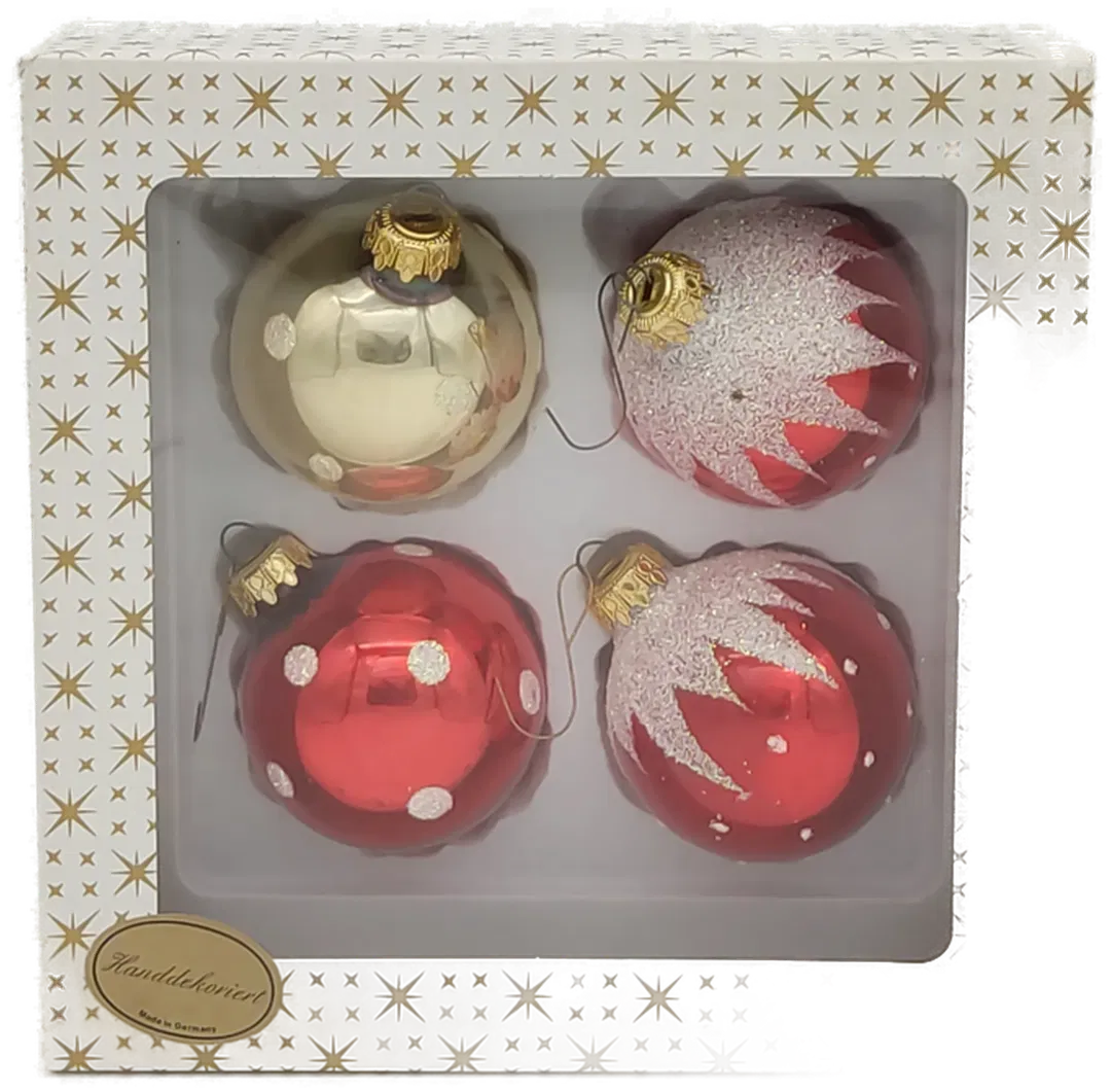 Bunter Christbaumschmuck aus Glas - Bild 1