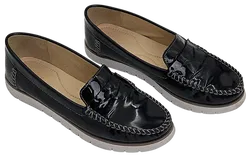 GEOX Respira Damen Mokassins, schwarz - Gr. 39 - Bild 2