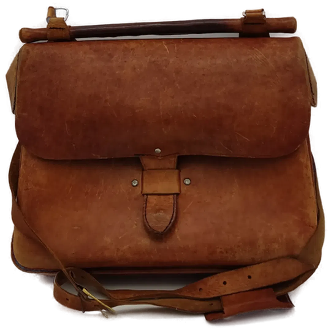 Ledertasche cognac Vintage - Bild 1