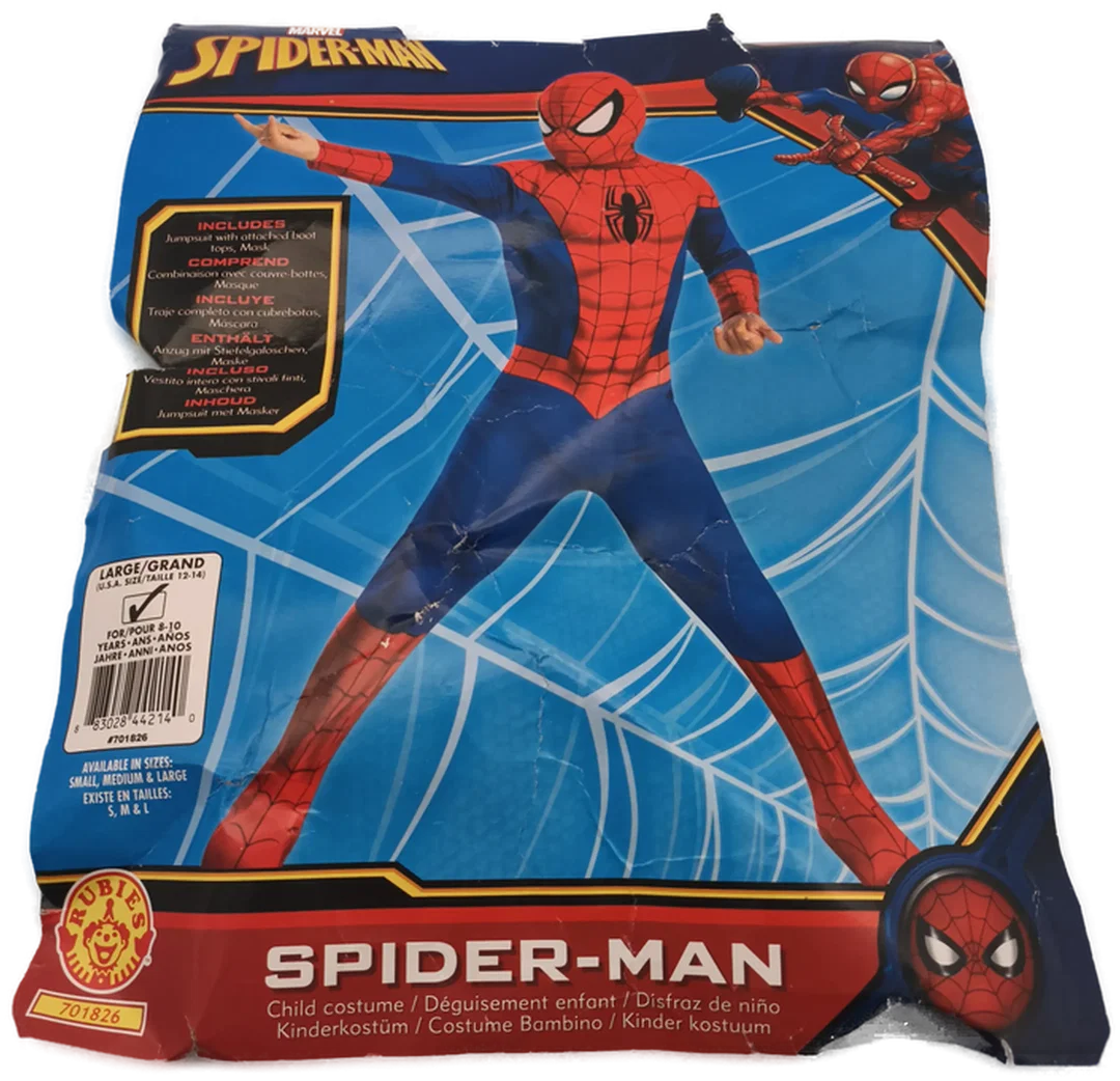 Faschingskostüm Spiderman, Grösse L – Bild 2