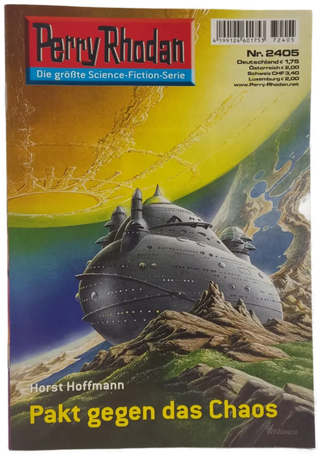 Romanheft Perry Rhodan Pakt gegen das Chaos Erstauflage Nr.2405 - Bild 1
