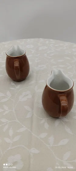 Sahnekännchen Lilien Porzellan Braun | Vintage-Schatz - Bild 4