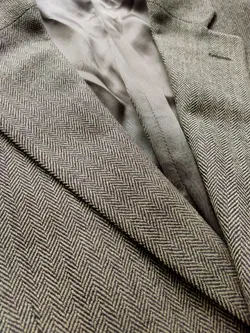 Cortefiel Sastreria Herren Wollsakko, braun - Gr. L - Bild 4