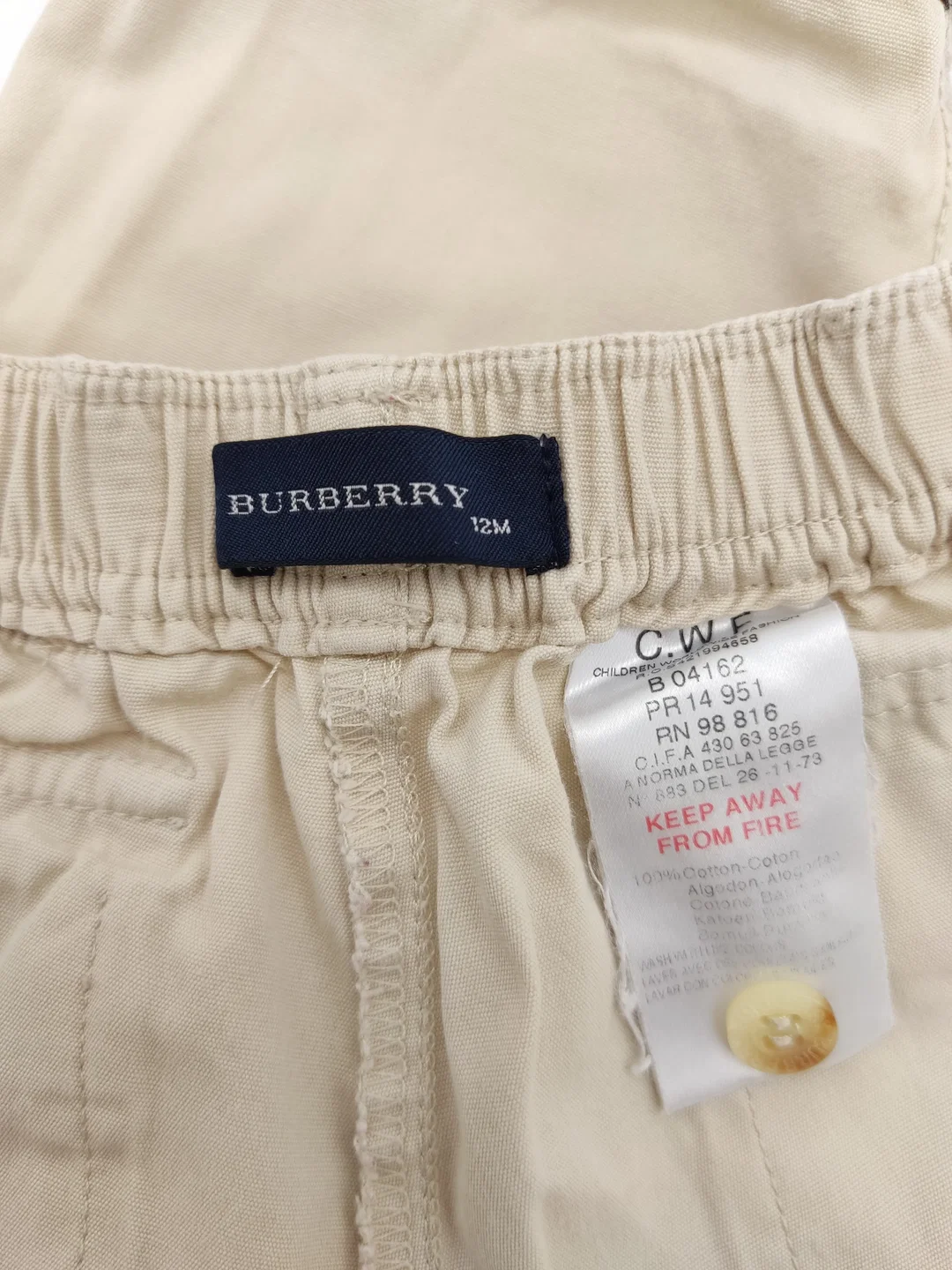 Burberry Kinder Hose beige Gr.80 – Bild 4
