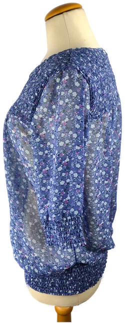 Damen-Shirt Sonstige Geblümt Polyester Gr. 42 | Frühlingsfavorit - Bild 2