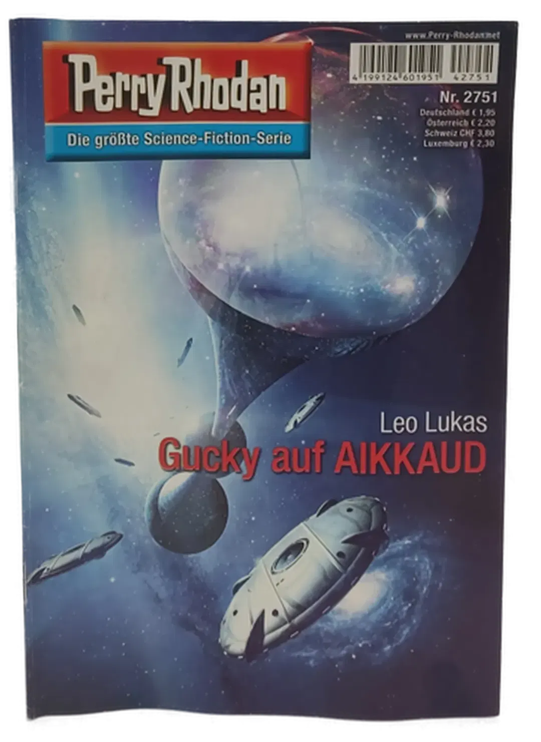 Romanheft Perry Rhodan Gucky auf AIKKAUD Erstauflage Nr. 2751 - Bild 1