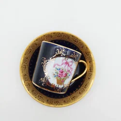 Mokkatasse Limoges Castel Porzellan | Französischer Vintage-Schatz - Bild 2