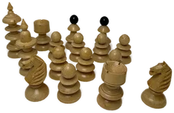 Schachfiguren aus Holz - Bild 1