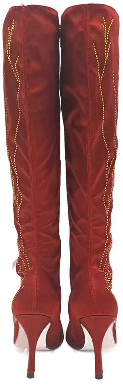 Vizzano Ana Hickmann Damenstiefel rot Gr. 37 - Bild 5