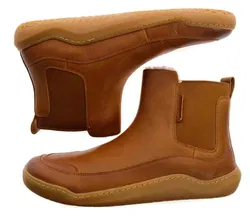 VIVOBAREFOOT Gobi Chelsea Boot Vegane Herren-Winterschuhe in karamellbraun, Größe 46 - Bild 4