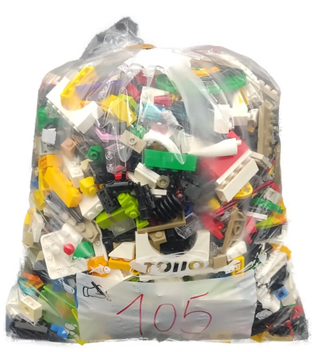1,5 Kilo Lego Steine gemischt - Bild 1