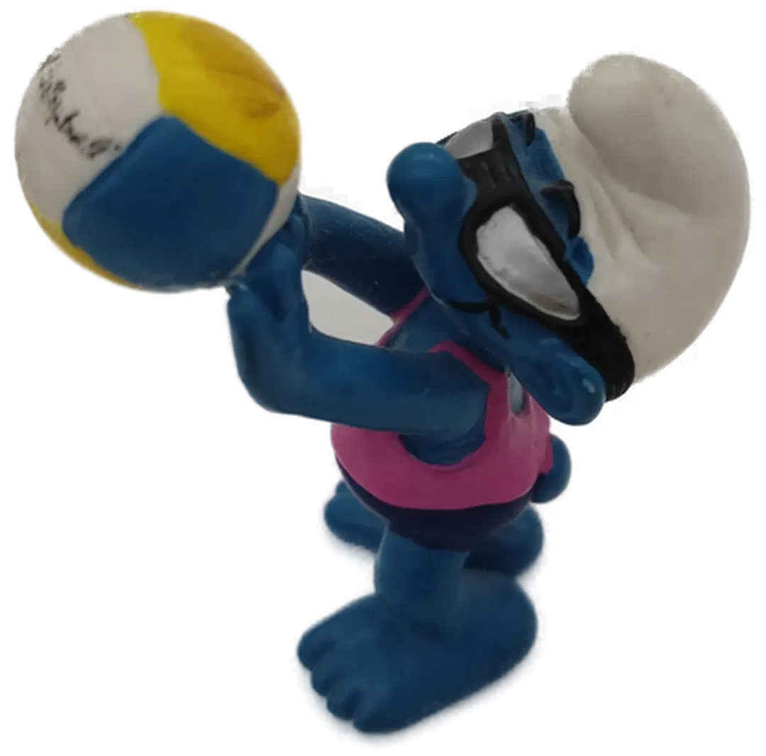 SCHLEICH Beach Volleyball Schlumpf 2000 Sammelfigur  - Bild 2