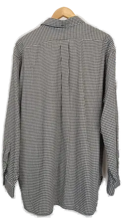 Ralph Lauren Herren Hemd schwarz/weiß kariert Gr. XL - Bild 3