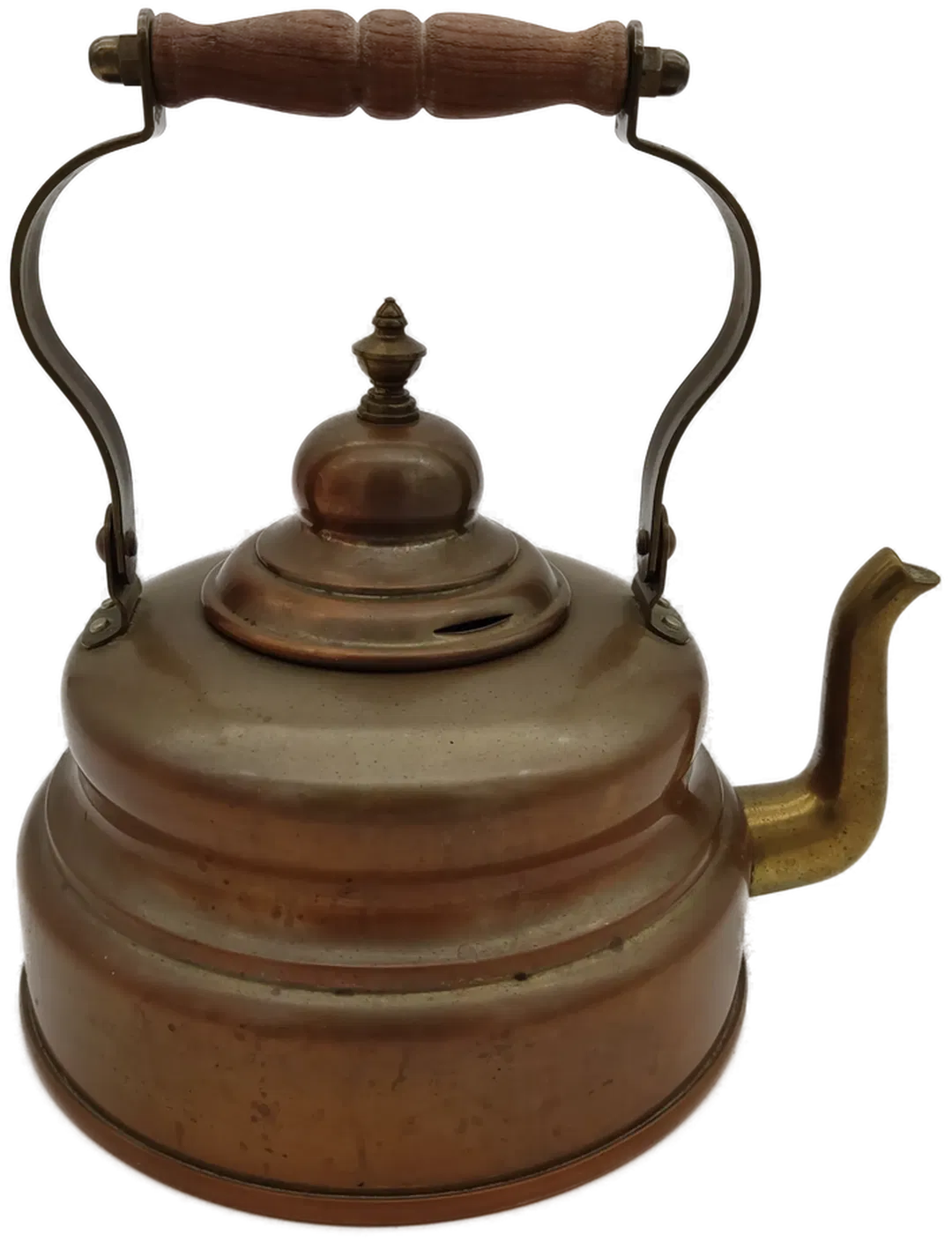 Teekanne Kupfer-Messing - Bild 4