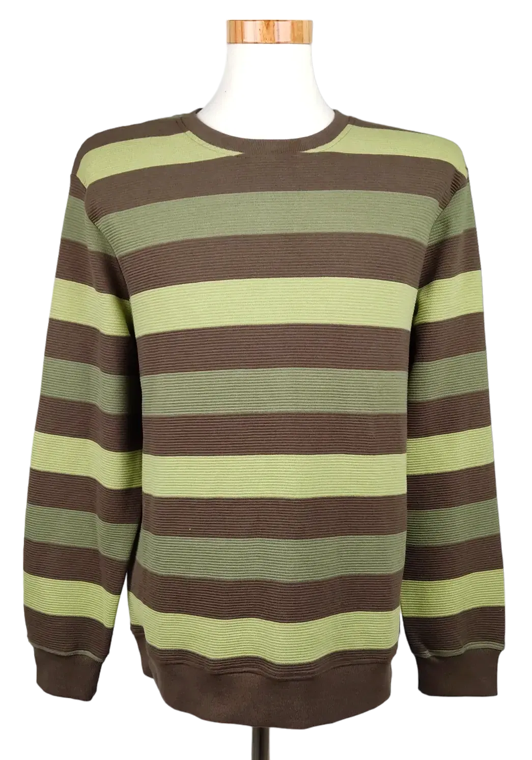 AFC nature lounge Herren Pullover, grün/braun - Gr. L - Bild 4