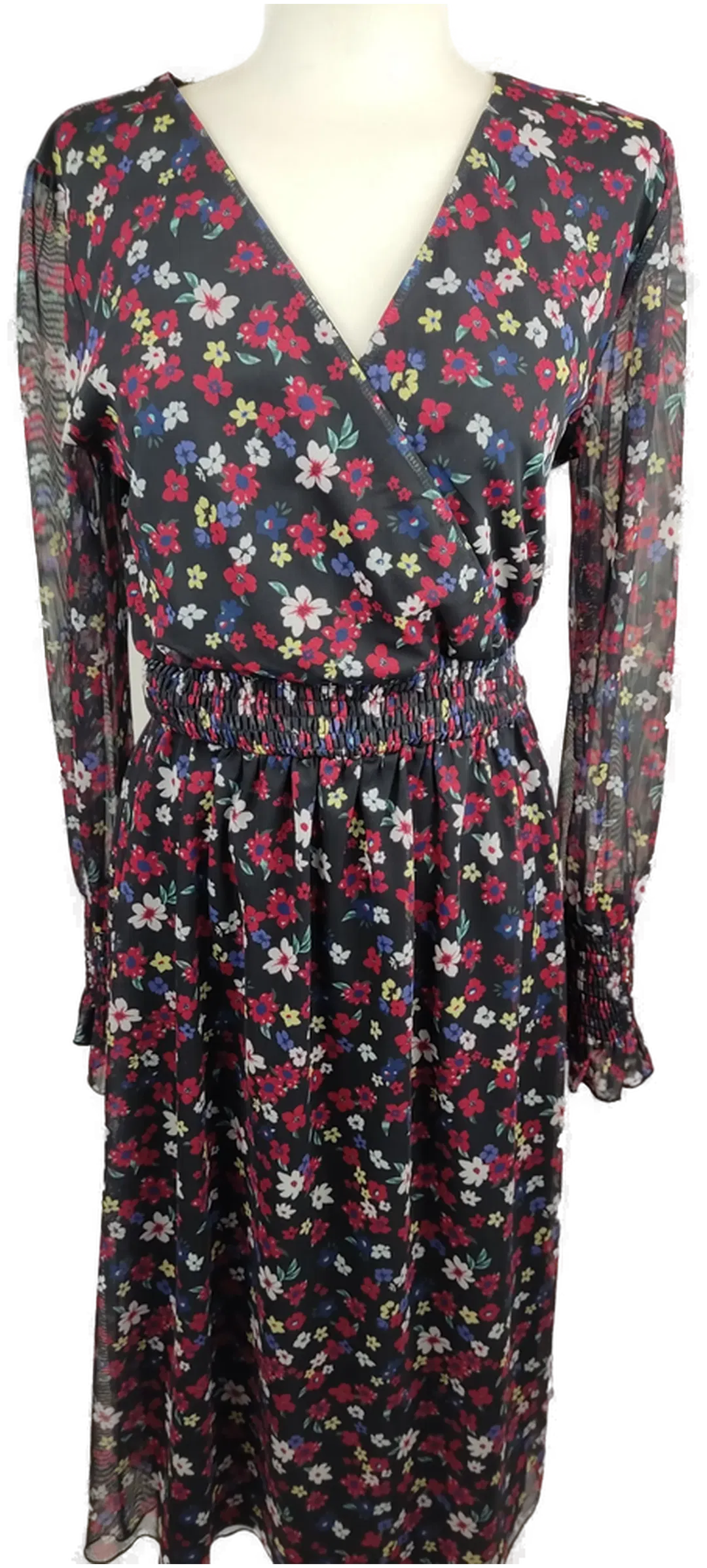 Body Flirt Damen Midi Kleid geblümt S/M - 36/38 - Bild 1