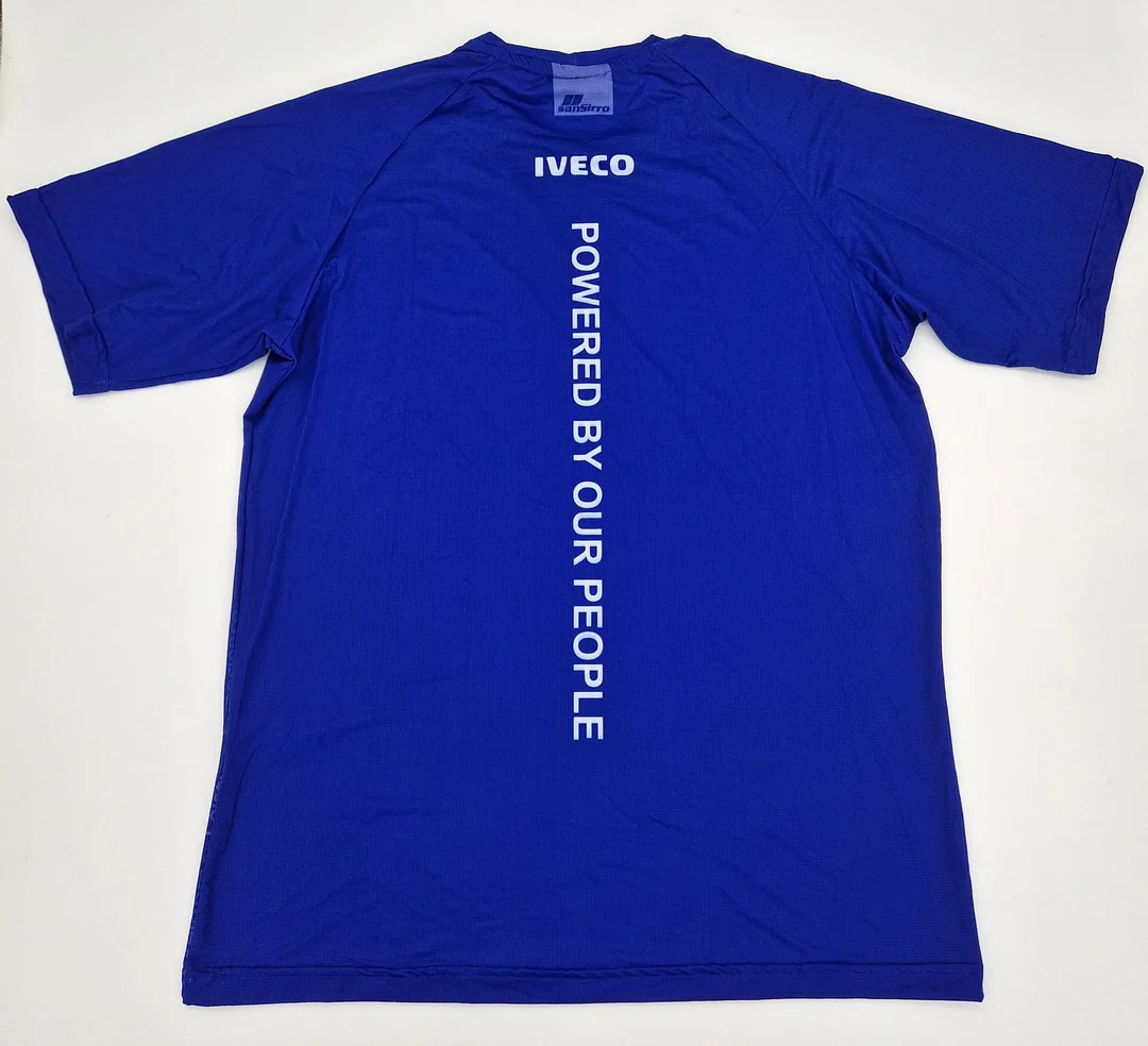 Herren Sport-Shirts "Iveco" - 4er Pack - Größe L - Blau – Bild 4