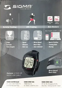 SIGMA GPS RUNNING WATCH iD.RUN HR - Bild 2