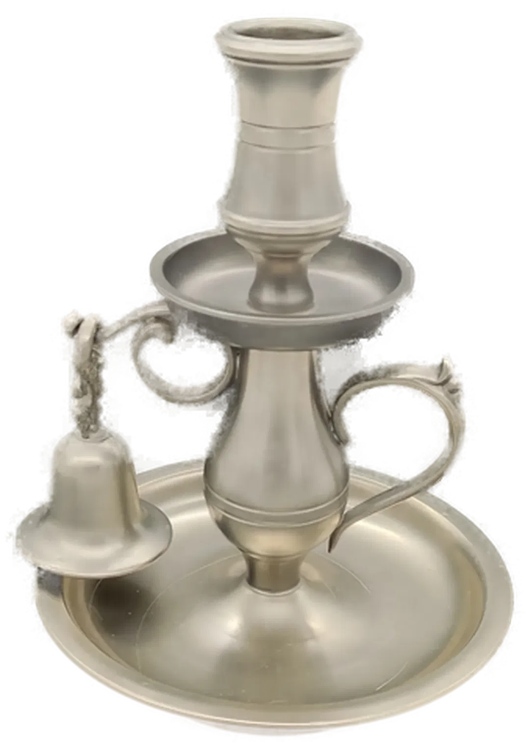 Petwer Zinn Etain Kerzenhalter Zinn mit Snuffer - Bild 1