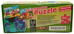 Kinderpuzzle, Nachtleuchtend, 2 Motive je 24 Teile, ab 3 Jahren | Gute-Nacht-Zauber - Bild 2
