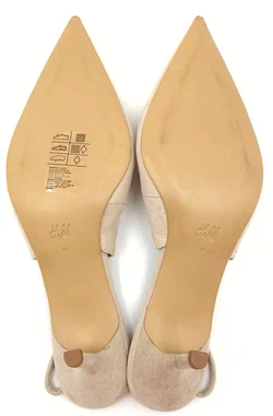 H&M Slingpumps creme Gr. 40 - Bild 4