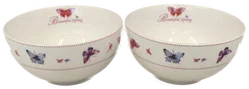 Landscape, 2 Schüsseln, Bowls, Schmetterlinge - Bild 2