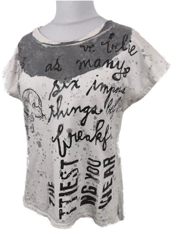 Damenshirt, Grunge-Look, Gr. M - Bild 2