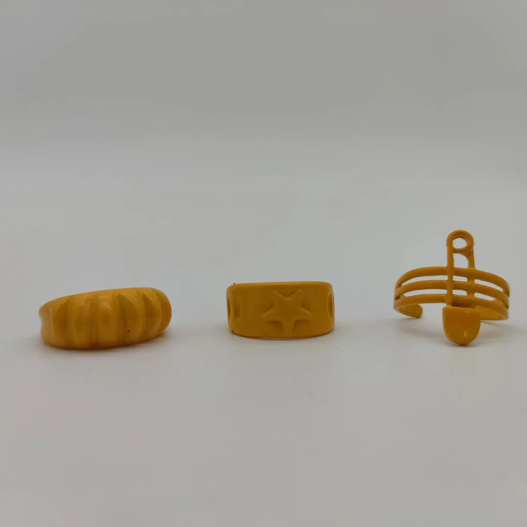 3er Ringset gelb – Bild 2