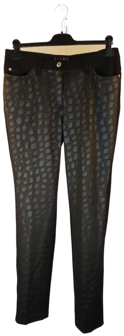 Flamm Damenhose / schwarz- gemustert - XL/42 - Bild 1