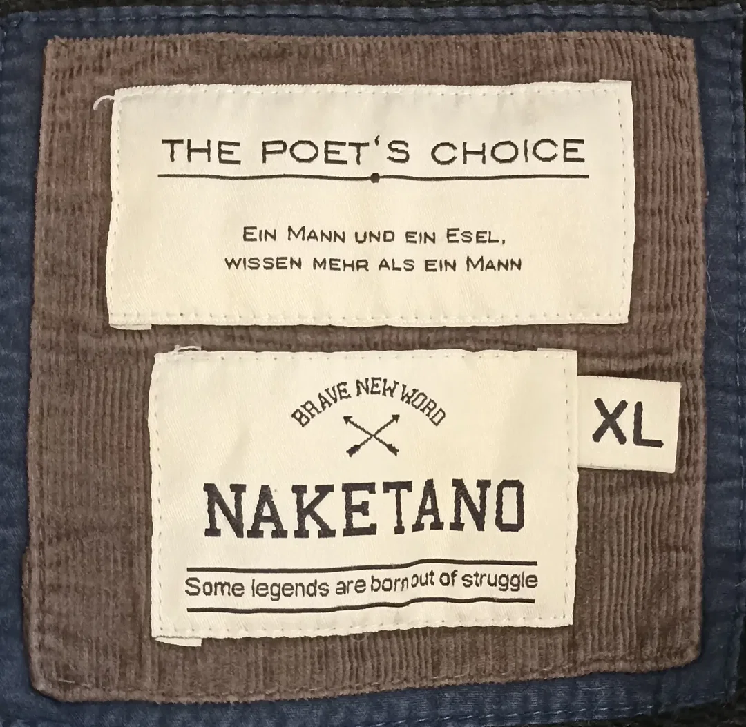 Naketano Herrenpullover grau Gr. XL – Bild 3