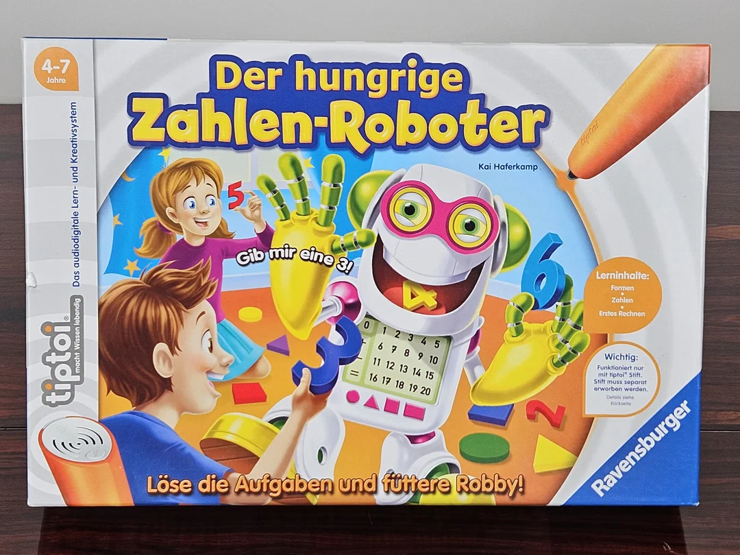 tiptoi® Der hungrige Zahlen-Roboter - Gesellschaftsspiel - Ravensburger - Bild 1