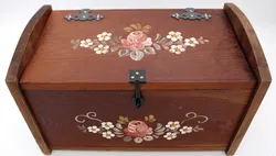 Rustikales Holzdeko-Set – handbemalt im Landhausstil, Schrank, Regal & Kasten - Bild 2