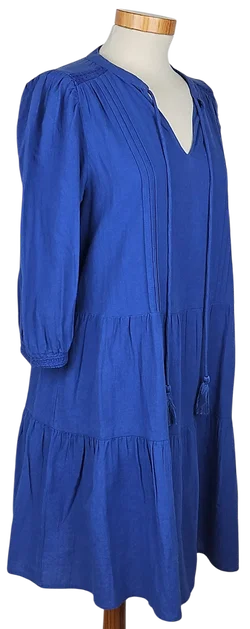VERO MODA Damen Midikleid, blau - Gr. S  - Bild 3