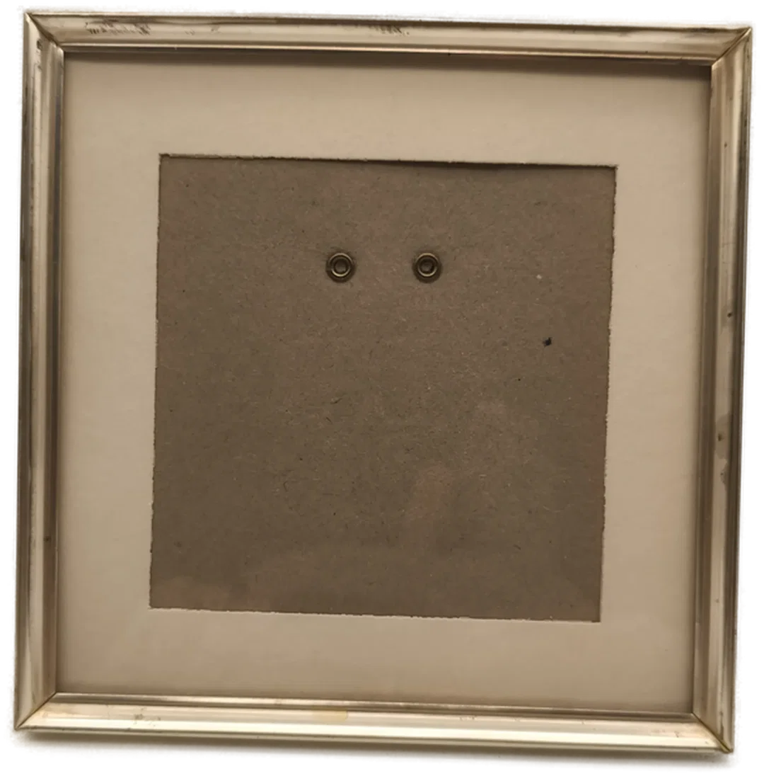 kleiner Bilderrahmen, Metall, 13 x13cm - Bild 1