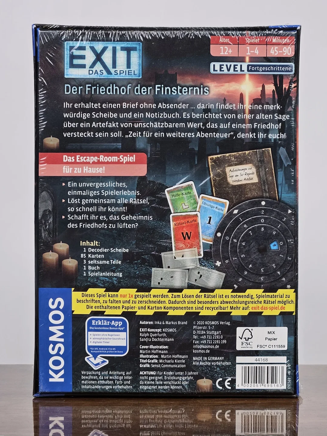 EXIT Das Spiel - Der Friedhof der Finsternis - Gesellschaftsspiel - KOSMOS – Bild 2