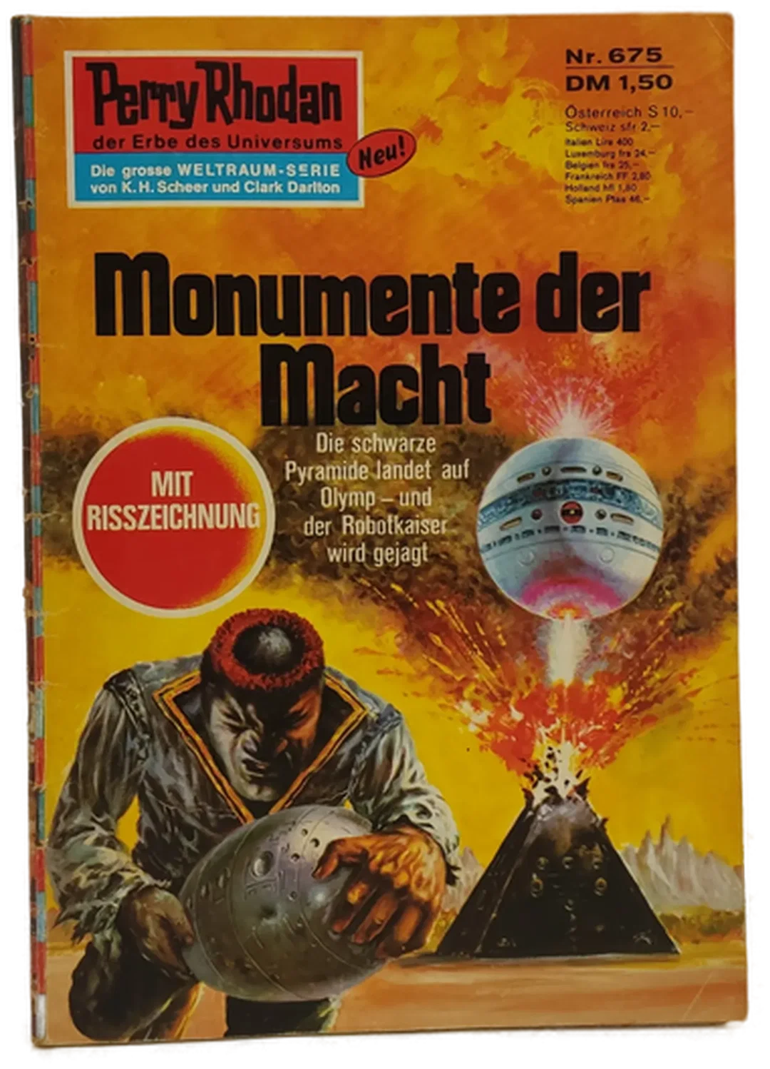 Romanheft Perry Rhodan Momumente der Macht Erstauflage Nr.675  - Bild 2