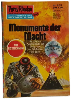 Romanheft Perry Rhodan Momumente der Macht Erstauflage Nr.675  - Bild 1