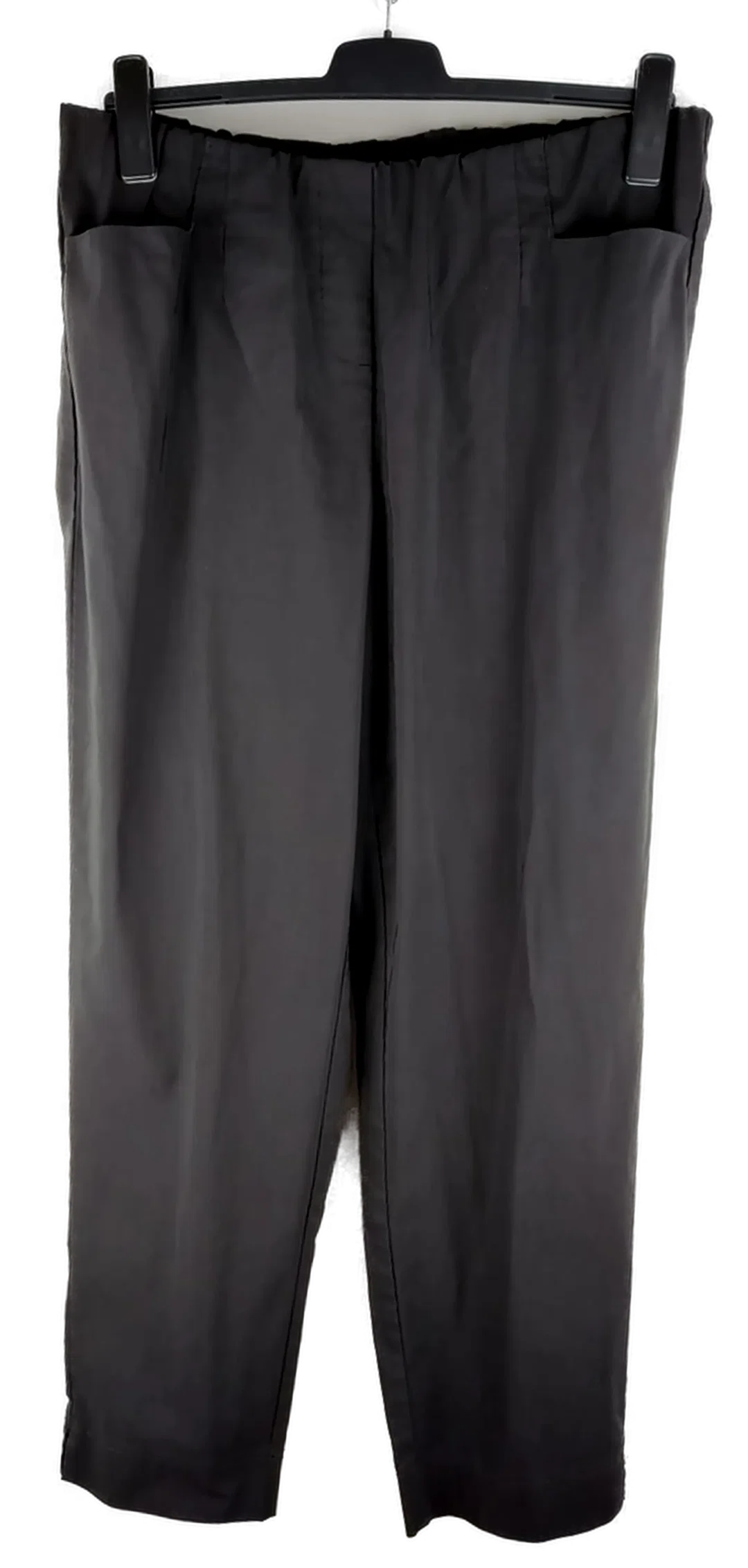 Hose 'Thea', mit Gummizugbund und Einschubtaschen, schwarz Größe 48 - Bild 1