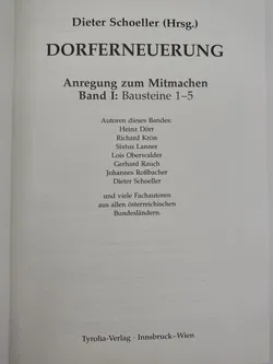 Dorferneuerung. Anregung zum Mitmachen. Band I: Bausteine 1-5 - Dieter Schoeller [Hrsg.] - Bild 3