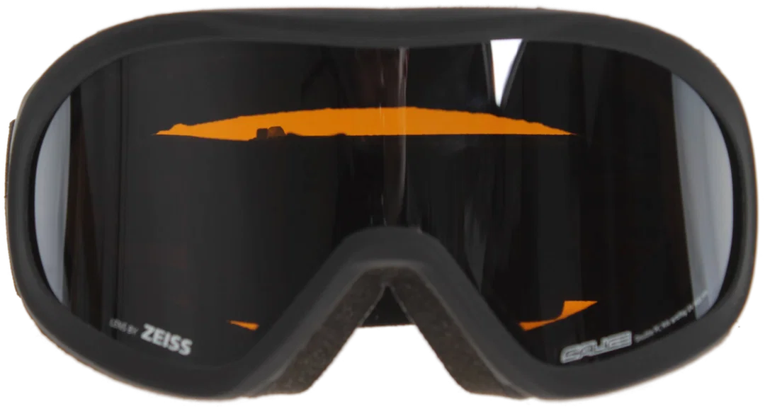 Salice Skibrille mit ZEISS-Linse – Schwarz/Orange, UV-Schutz, inkl. Microfaserbeutel – Bild 2