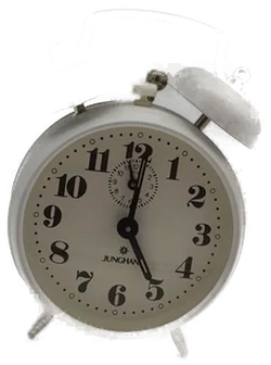 Junghans Wecker weiß nostalgisch - Bild 2