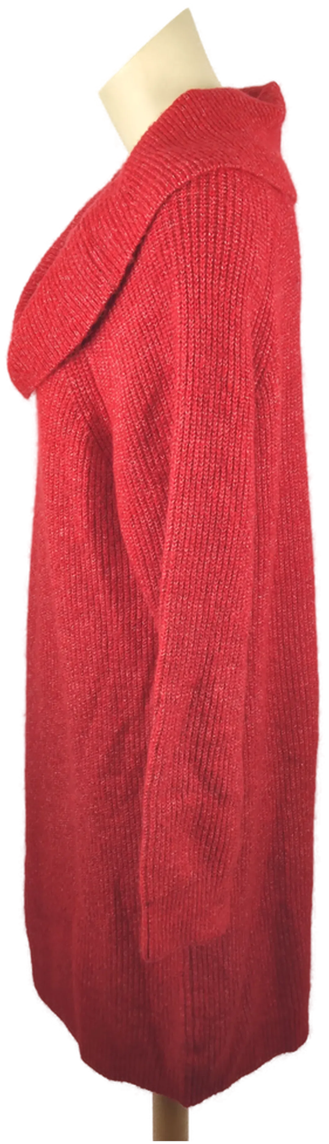 BENOTTI Midikleid in Rot mit Rollkragen | Kuscheliger Stil – Bild 2