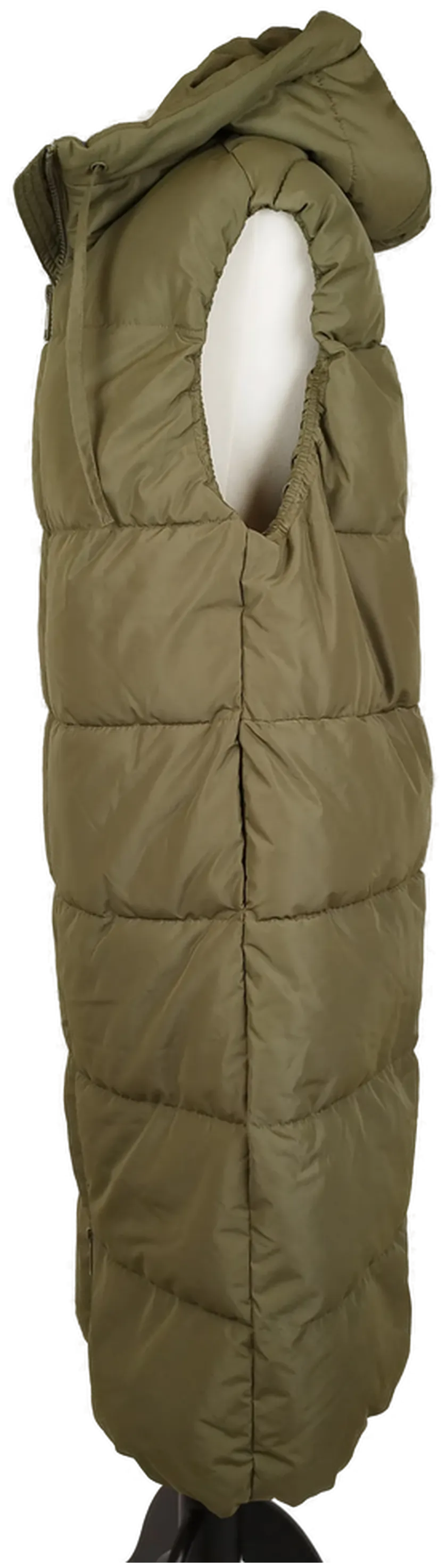 Steppweste H&M Khaki Mit Kapuze S | Ungetragenes Unikat – Bild 2